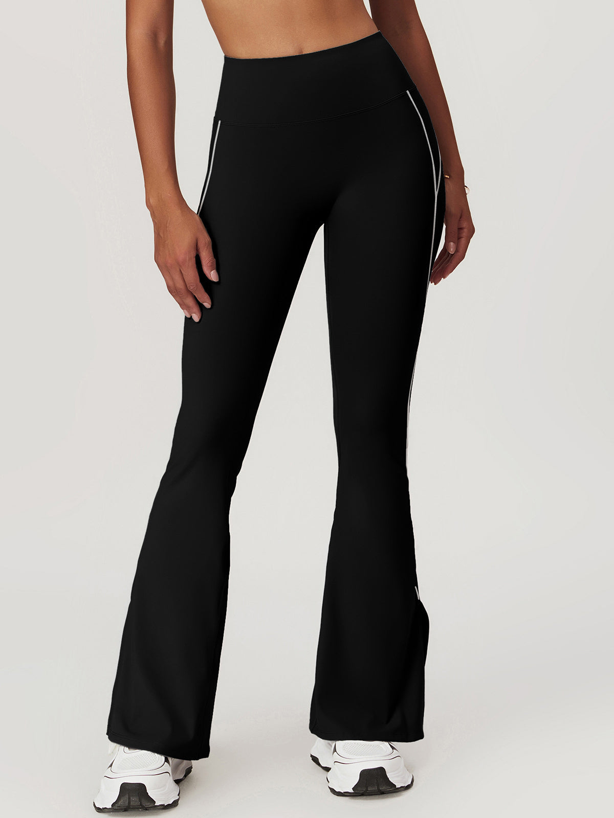 High Waist Hip-Lifting Flare Leggings