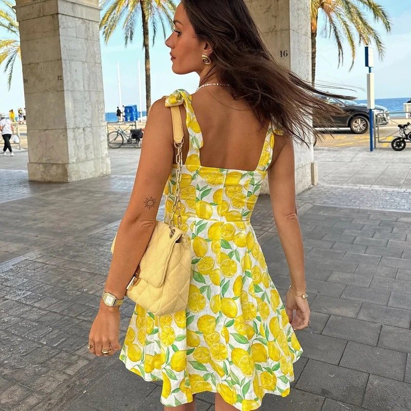 Alice - Amalfi Lemon Dress