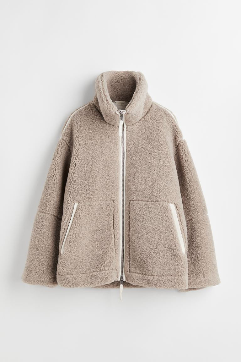 Kacey - Cozy Oversized Fleece Jacket