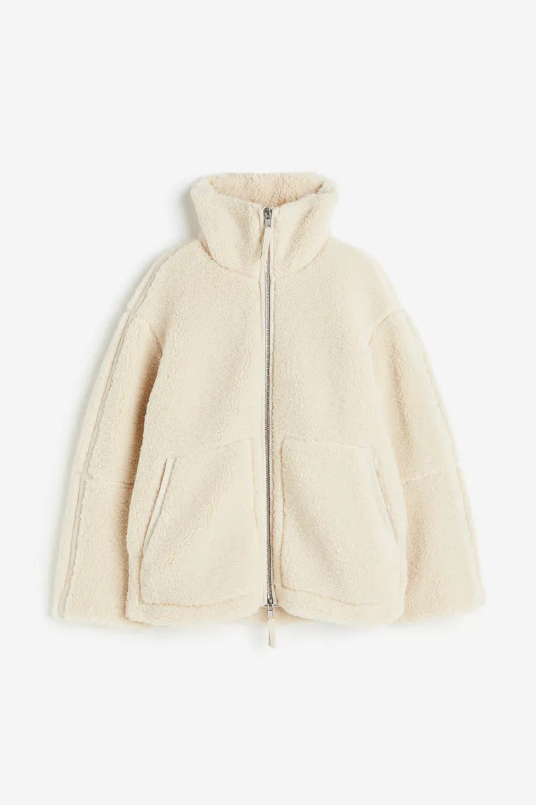 Kacey - Cozy Oversized Fleece Jacket