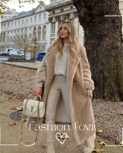 LOVI - Long Teddy Coat